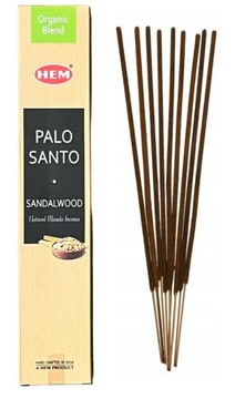 INDYJSKIE KADZIDEŁKA PYŁKOWE PALO SANTO SANDALWOOD 15 gram KADZIDŁA