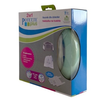 Горшок 2в1 КРЫШКА НА УНИТАЗ РОЗОВЫЙ POTETTE PLUS