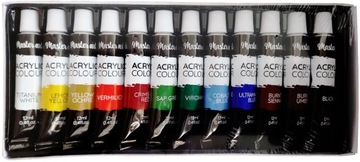 НАБОР ДЛЯ КРАСКИ ЛЕГКИЕ КИСТИ VINCI CANVAS PAINTS