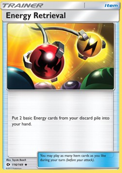 Karta Pokemon Energy Retrieval (SUM 116) 116/149