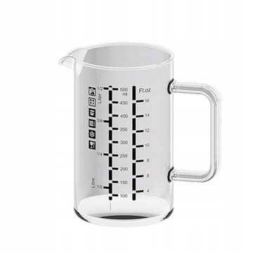 DZBANEK SIMAX ŻAROODPORNY MIARKA KUCHENNA 0,5 L