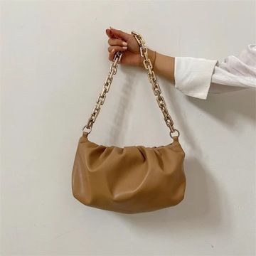 2023 New Handheld Shoulder Bag with Thick Chain an