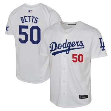 Biała koszulka zawodnika Betts Los Angeles Dodgers Home Limited, 3XL