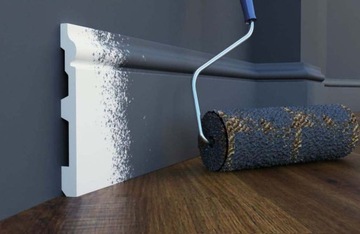 ОКРАШЕННАЯ НАПОЛЬНАЯ ПОЛОСКА 11см. напольный Креатива LPC-18M