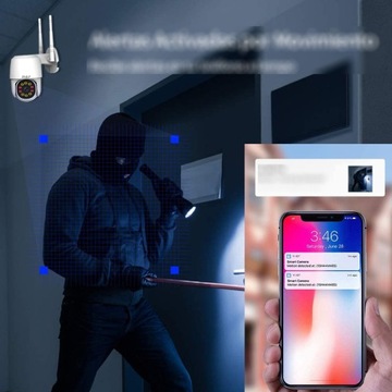 WIFI IP УМНАЯ НАРУЖНАЯ ВРАЩАЮЩАЯСЯ FULL HD КАМЕРА С ЗУМОМ 2 МП