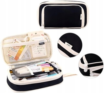 БОЛЬШАЯ МНОГОФУНКЦИОНАЛЬНАЯ ШКОЛЬНАЯ СУМКА PENIBLE ОРГАНИЗАТОР НА ТРЕХ ОТДЕЛЕНИЯХ