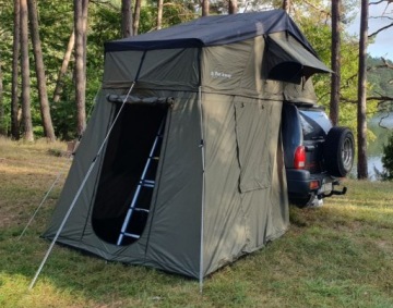 Предверие для палатки на крышу Far Away Equipment 160, зеленое