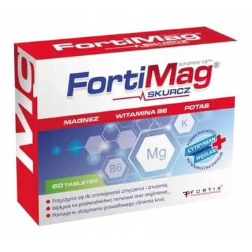 Suplement diety Fortis Pharmaceuticals FortiMAG magnez 60 tabletek