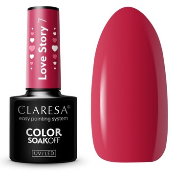 CLARESA Lakier Hybrydowy do paznokci LOVE STORY 7
