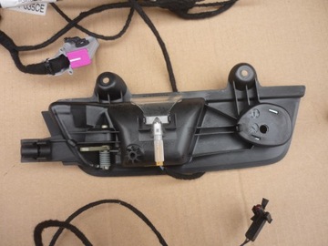 РУЧКИ С ПОДСВЕТКОЙ + БАЛКА AUDI A4 B6 B7 КОМПЛЕКТ ЕВРОПА ЧЕРНЫЙ