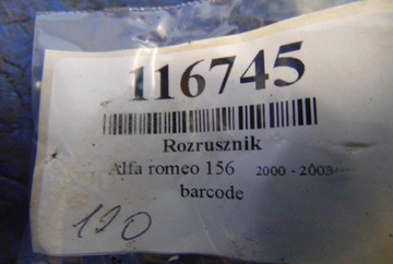 ALFA ROMEO 156 1.6 16V STARTÉR