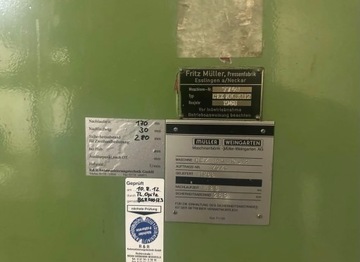 Гидравлический пресс Muller 100 тонн Net 30000