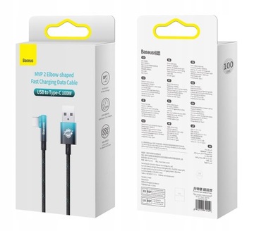 УЛУЧШЕННЫЙ USB-кабель Кабель USB-C Baseus 100 Вт, 6 А, 1 м, БЫСТРАЯ ЗАРЯДКА