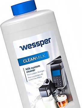 MOCNY Płyn Czyszczenia Systemu MLEKA do ekspresu WESSPER CleanMilk -1000ml