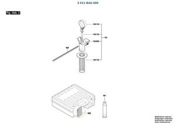 Korpus Młotowiertarka BOSCH GBH3-28DFR 000