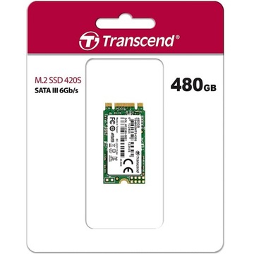 Dysk SSD Transcend Industrial MTS420 480GB M.2 2242 TLC