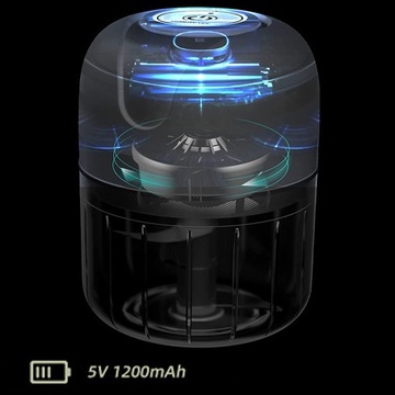 ЭЛЕКТРИЧЕСКИЙ МИНИ-ИЗМЕЛЬЧИТЕЛЬ ДЛЯ ЛУКА, ЧЕСНОКА, ОВОЩЕЙ, ТРАВ