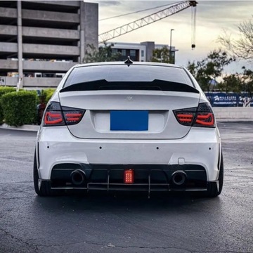 СПОЙЛЕР BMW 3 Black E90 LOTKA M4 ЧЕРНЫЙ ABS ЗАДНИЙ СПОЙЛЕР НА КРЫШКЕ