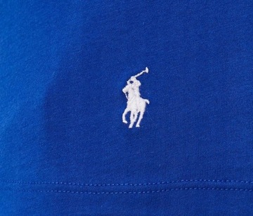 RALPH Lauren Polo Blue T-shirt Logo Niebieski L