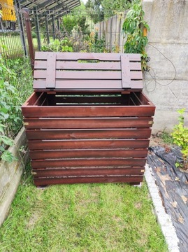 Большой комиссист с крышкой 1200L, установка без использования лакированных инструментов