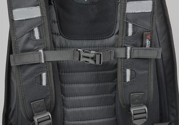 МОТОЦИКЛОВЫЙ РЮКЗАК ДЛЯ НОУТБУКА ВОДОНЕПРОНИЦАЕМЫЙ МОТОЦЕНТРИЧЕСКИЙ ЧЕРНЫЙ УГЛЕРОД