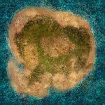 Коврик Freebooters Fate - Island 91,5x91,5 см