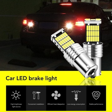 2 шт. 1156 BA15S P21W S25 7506 светодиодные лампы высокой мощности 45 шт. 4014SMD Super