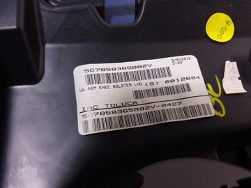 VW JETTA VI OSŁONA DESKI KONSOLI DOLNA LEWA EU