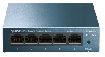 Energooszczędny Switch TP-Link LS105G 5x1Gb LiteWave Przełącznik Desktop