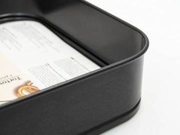 Форма для торта, ПРЯМОУГОЛЬНАЯ ПЛИТКА ДЛЯ ТОРТА, 35x24 мм С ПОДНОСЕМ