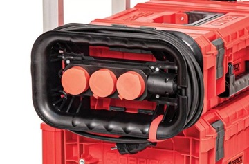 Qbrick System Custom Cable Winder with an electrical strip