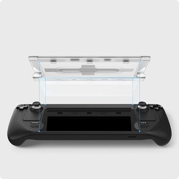 SPIGEN RUGGED — КРЫШКА ДЛЯ STEAM DECK / OLED МАТОВЫЙ + СТЕКЛО