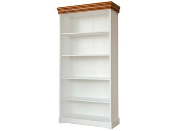 Drewniany Regał Biblioteczka Biały ANADI