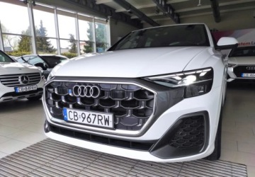 Audi Q8 2024 Audi Q8 Salon Polska Sline zawieszenie pneumatyczne , matrix 3.0 Hybryda