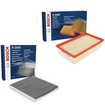 BOSCH 1 987 432 543 FILTR VENTILACE PROSTORU SPOLUJEZDCE + VZDUCHU F026400287 S0287 AUDI VW
