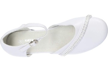 КОМ24 ТУФЛИ ДЛЯ ДЕВОЧЕК, БЕЛЫЕ 33