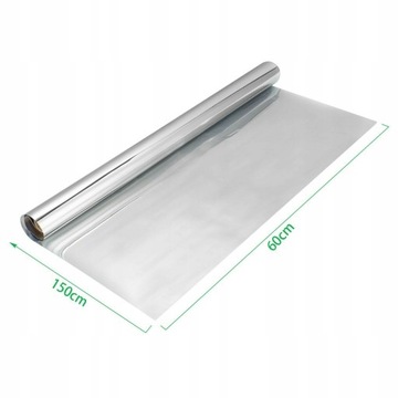 2x ОКОННАЯ ПЛЕНКА, ВЕНЕЦИАНСКОЕ ЗЕРКАЛО 150x60 см