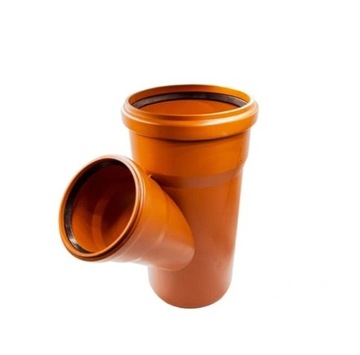 Trójnik kanalizacyjny PP fi 160/110 x 45 st
