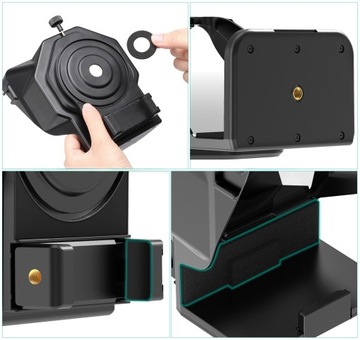 Телесуфлер Ulanzi PT-15 для зеркальных фотоаппаратов и смартфонов с Bluetooth-пультом дистанционного управления