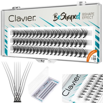 RZĘSY CLAVIER BESHAPED 10mm