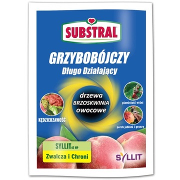 Środek grzybobójczy Syllit 65WP Substral na kędzierzawość 45g jabłoń grusza