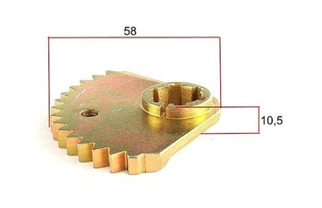 Шестерня стартового сегмента полумесяца WSK 125