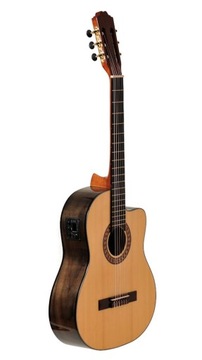 GITARA ELEKTRO-KLASYCZNA 4/4 WALNUT DELUXE CEQ FS