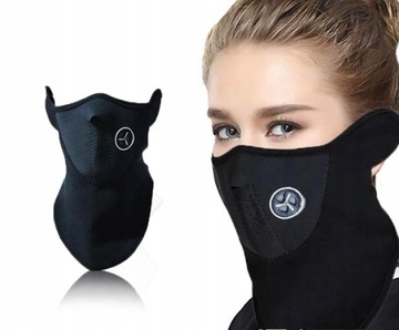 Термоактивная маска-балаклава для лица велосипедного мотора.
