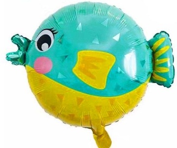 BALON FOLIOWY RYBA RYBKA 55 CM ZWIERZAK ZWIERZĘTA MORSKIE RAFA KORALOWA
