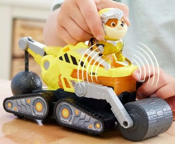 Щенячий патруль Могучий ФИЛЬМ НАБОРЫ ФИГУРА РУБЛЬ ЖЕЛТЫЙ ЦИЛИНДР СВЯТЫЙ/ЗВУК