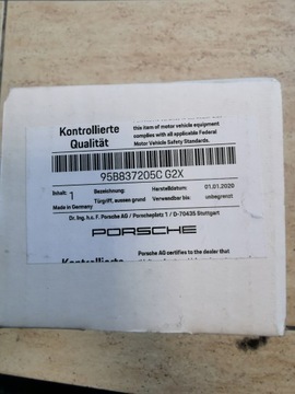 KLIKA DVEŘE LEVÝ VNĚJŠÍ PORSCHE MACAN 95B837205CG2X