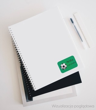 этикетки-наклейки с именами ФУТБОЛ ЗЕЛЕНЫЙ