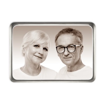 МОБИЛЯ ФОТО ПРЯМОУГОЛЬНИК СЕПИЯ СЕРЕБРЯНАЯ РАМКА 10х13