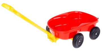 ТЕЛЕЖКА С РУЧКОЙ 45 СМ PUSH BALLROWARD Adriatic RED